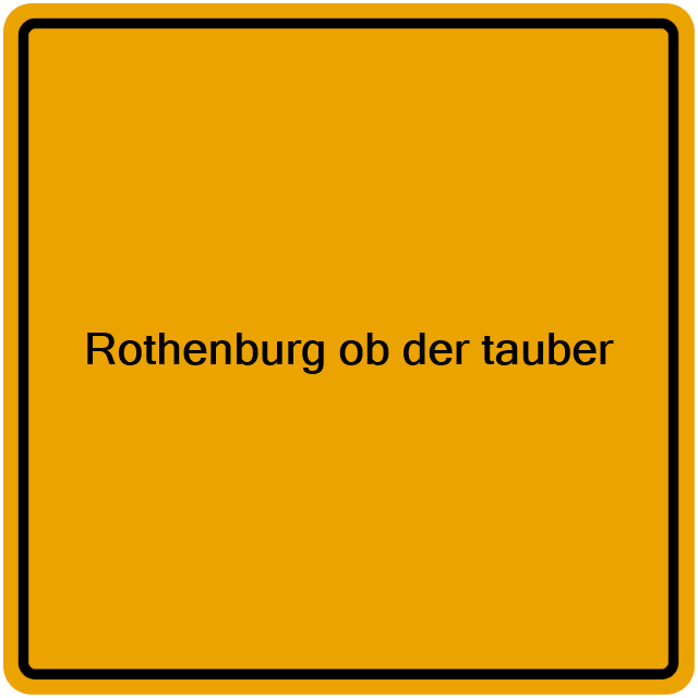 Einwohnermeldeamt24 Rothenburg ob der tauber